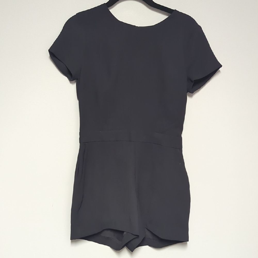 Banana Republic Black Jumpsuit with Fitted Bodice